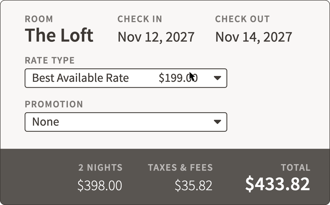 Multiple Rates