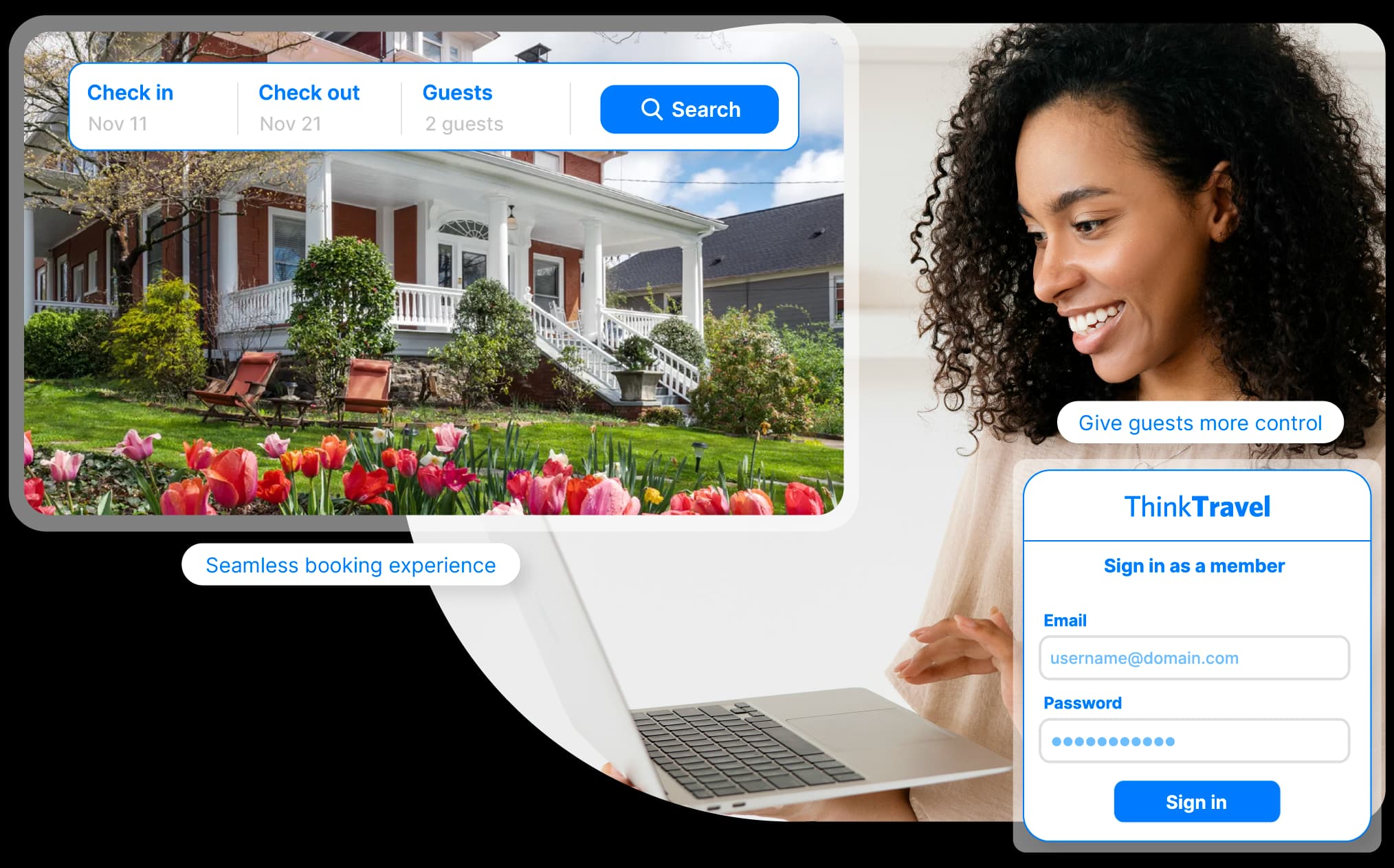Graphic images that represent ThinkWeb websites