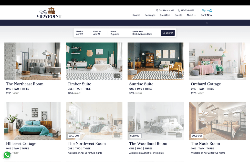 An integrated booking engine is essential to a seamless booking experience
