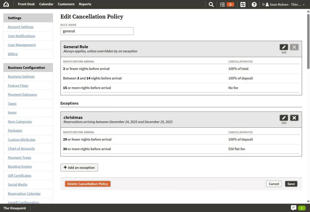 An overview of cancellation policy updates