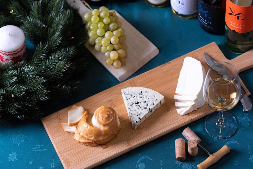 Cheese and wine tasting