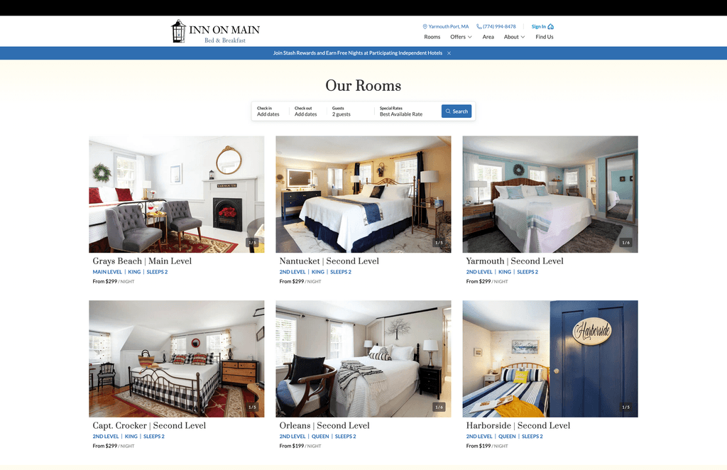 ThinkWeb room overview