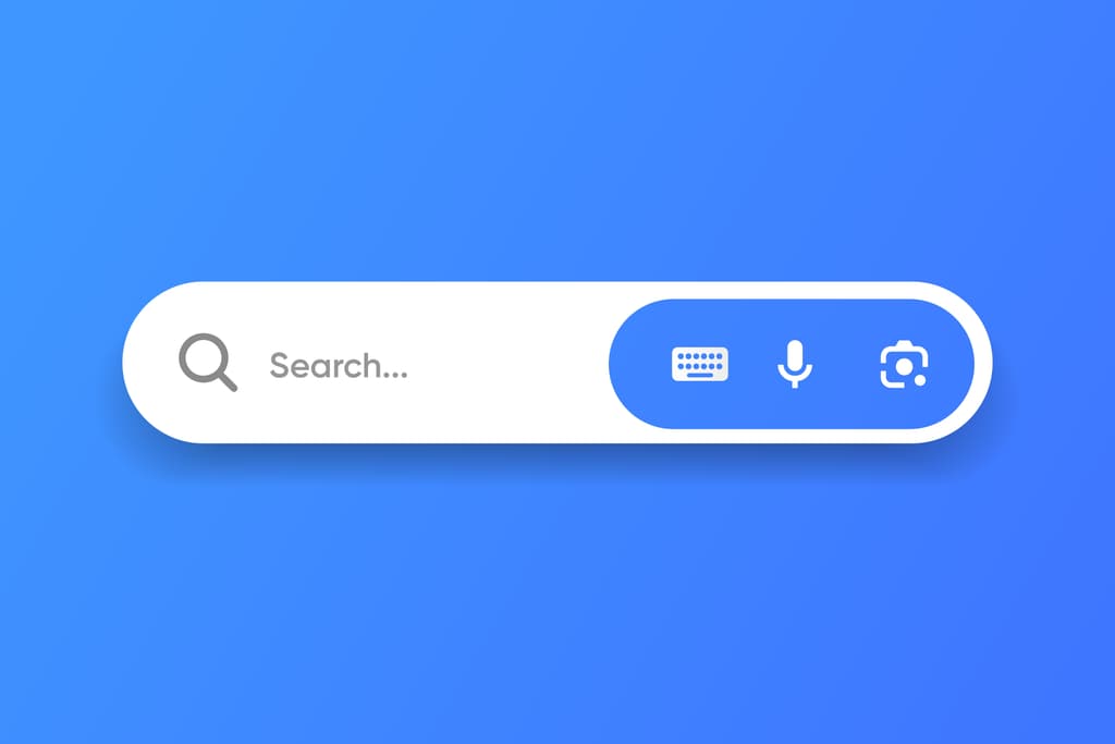 Depiction of a search bar