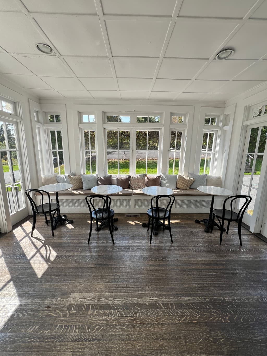 Breakfast area of the Mansion at Noble Lane in the Poconos