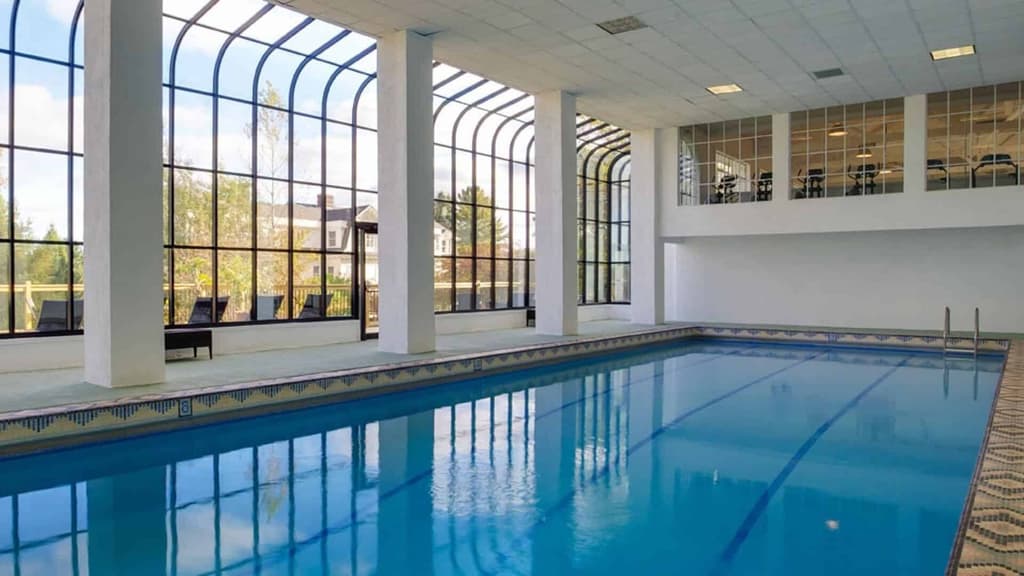 Pool area at the Mansion at Noble Lane